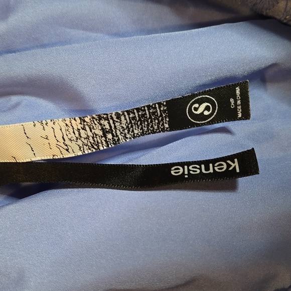 Kensie Strapless Blue Lace Dress (2b) - Picture 4 of 4